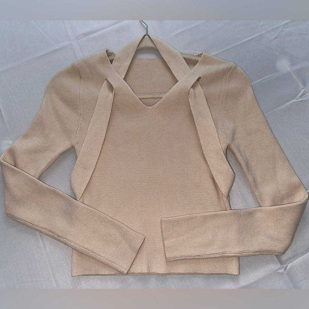 Cashmere Sweater, cream color, S